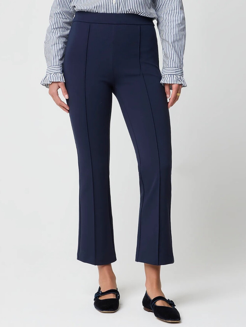 J. Crew Factory Navy Cropped Ankle Pants